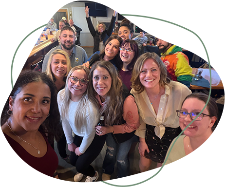 People having fun at Back Porch 585 Tavern